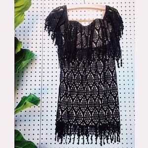 Stone Cold Fox black Lace Iowa Dress Medium/Large